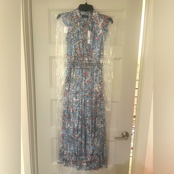 Tahari NWT Paisley Midi Dress - Picture 8 of 12